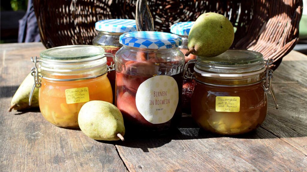 Birnen einkochen