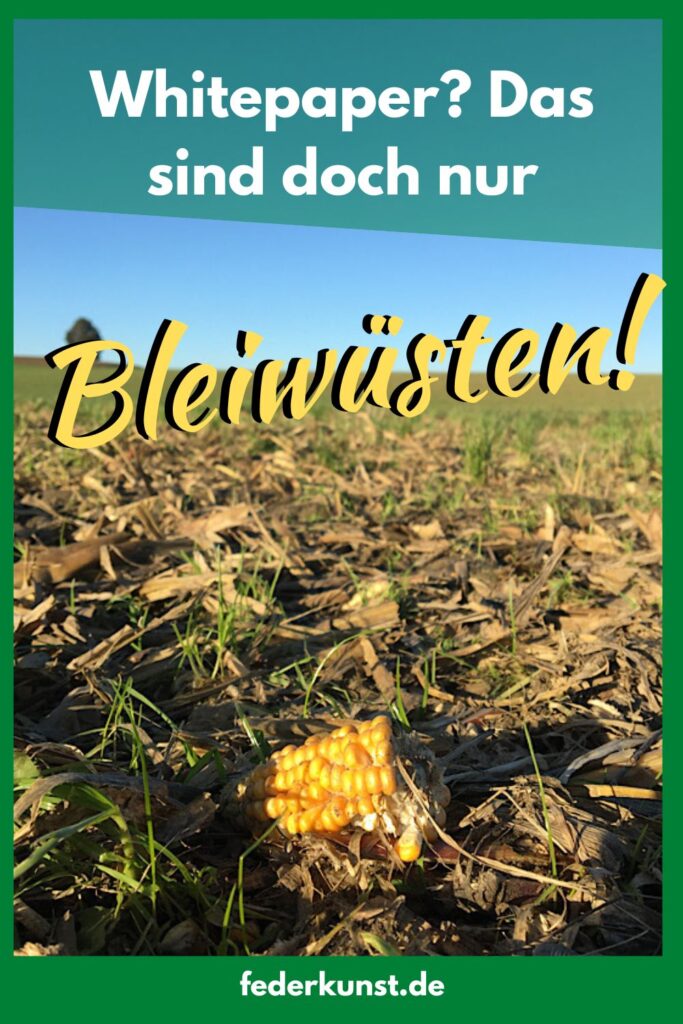 Pinterest-Pin zum Blogartikel über Whitepaper