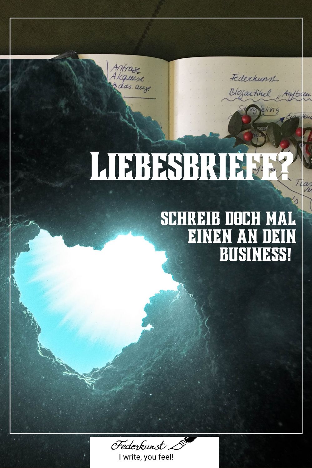 Pinterest Pin Liebesbrief