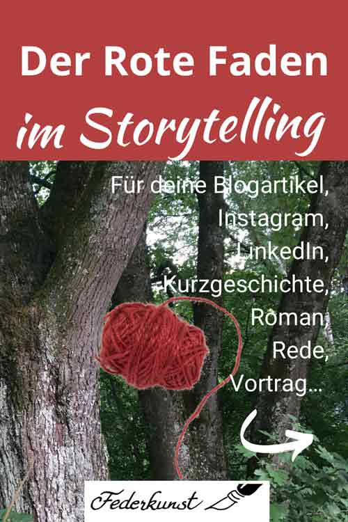 Pinterest Pin - Roter Faden