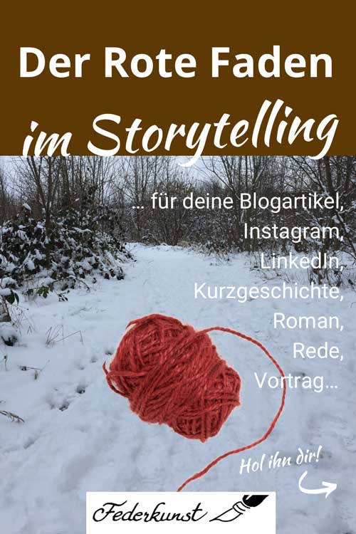 Pinterest Pin - Roter Faden