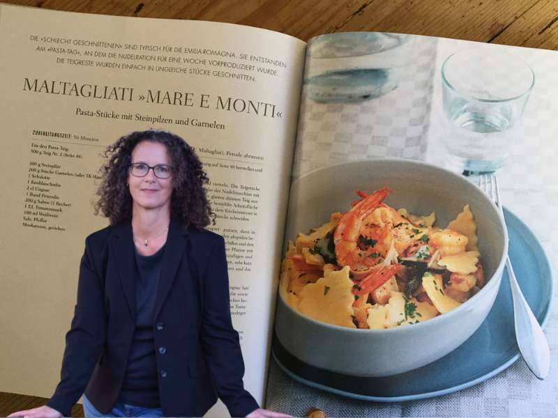 pasta-maltagliatti Malfatti, die schlecht gemachten Nudeln