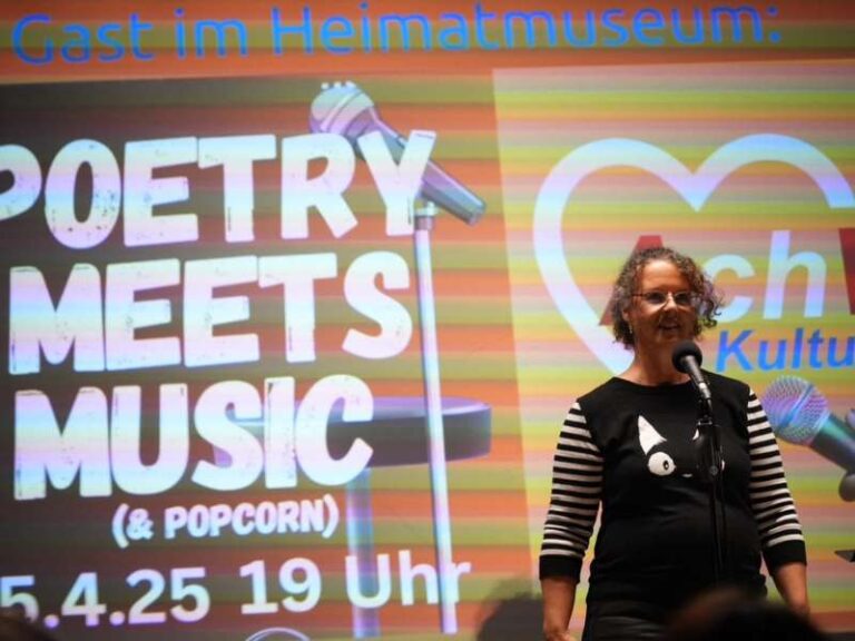 Poesie & Popcorn auf "Tournee" durch Mering :)