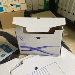 Boxen gefaltet